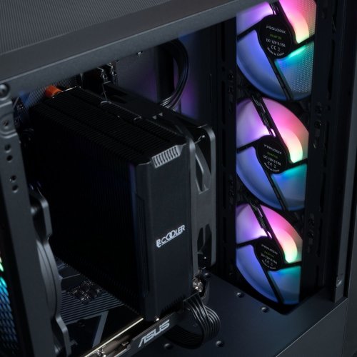 Купити Комп'ютер HEXO Gaming RTX4060 Pro+ (HGP-7500FN4060-D532S1TBKMSH) Black/Mesh - ціна в Києві, Львові, Вінниці, Хмельницькому, Франківську, Україні | інтернет-магазин TELEMART.UA фото