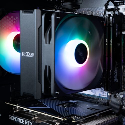 Купити Комп'ютер HEXO Gaming RTX4060 Pro+ (HGP-7500FN4060-D532S1TBKMSH) Black/Mesh - ціна в Києві, Львові, Вінниці, Хмельницькому, Франківську, Україні | інтернет-магазин TELEMART.UA фото