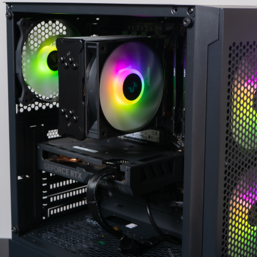 Купить Компьютер HEXO Gaming RTX4060 Pro+ (HGP-7500FN4060-D532S1TBKMSH) Black/Mesh - цена в Харькове, Киеве, Днепре, Одессе
в интернет-магазине Telemart фото