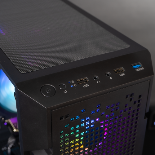 Купити Комп'ютер HEXO Gaming RTX4060 Pro (HGP-12400FN4060-16S1TBKMSH) Black/Mesh - ціна в Києві, Львові, Вінниці, Хмельницькому, Франківську, Україні | інтернет-магазин TELEMART.UA фото