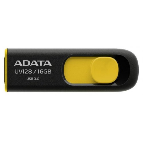 Photo A-Data UV128 16GB USB 3.1 Black/yellow (AUV128-16G-RBY)
