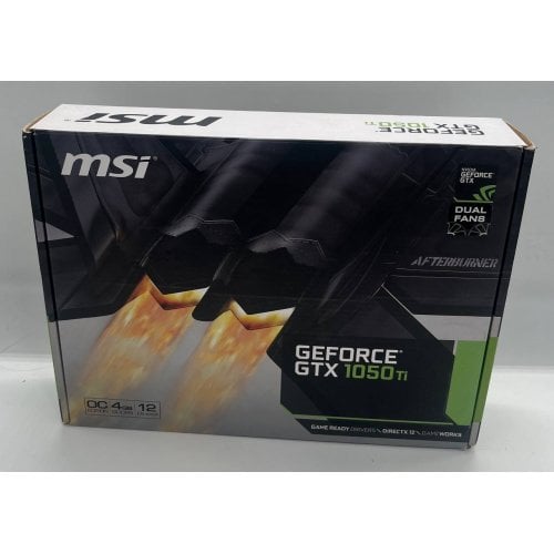 Відеокарта MSI GeForce GTX 1050 Ti Dual Fan OC 4096MB (GTX 1050 TI 4GT OC) (Відновлено продавцем, 719752) купити з перевіркою сумісності: огляд, характеристики, ціна у Києві, Львові, Вінниці, Хмельницькому, Івано-Франківську, Україні | інтернет-магазин TELEMART.UA фото