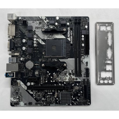 Купить Материнская плата AsRock B450M-HDV R4.0 (sAM4, AMD B450) (Восстановлено продавцом, 719811) с проверкой совместимости: обзор, характеристики, цена в Киеве, Днепре, Одессе, Харькове, Украине | интернет-магазин TELEMART.UA фото