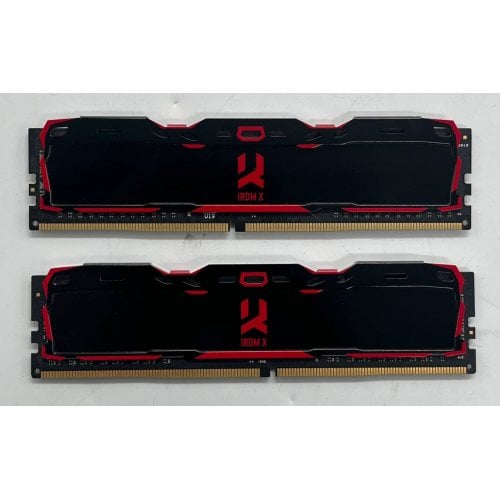 Озп GoodRAM DDR4 16GB (2x8GB) 3200Mhz Iridium X Black (IR-X3200D464L16SA/16GDC) (Відновлено продавцем, 719881) купити з перевіркою сумісності: огляд, характеристики, ціна у Києві, Львові, Вінниці, Хмельницькому, Івано-Франківську, Україні | інтернет-магазин TELEMART.UA фото