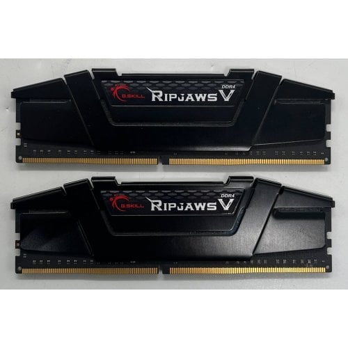 Купить Озу G.Skill DDR4 16GB (2x8GB) 3200Mhz Ripjaws V (F4-3200C16D-16GVKB) (Восстановлено продавцом, 719905) с проверкой совместимости: обзор, характеристики, цена в Киеве, Днепре, Одессе, Харькове, Украине | интернет-магазин TELEMART.UA фото