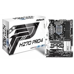 Материнская плата AsRock H270 Pro4 (s1151, Intel H270) (Восстановлено продавцом, 720199)