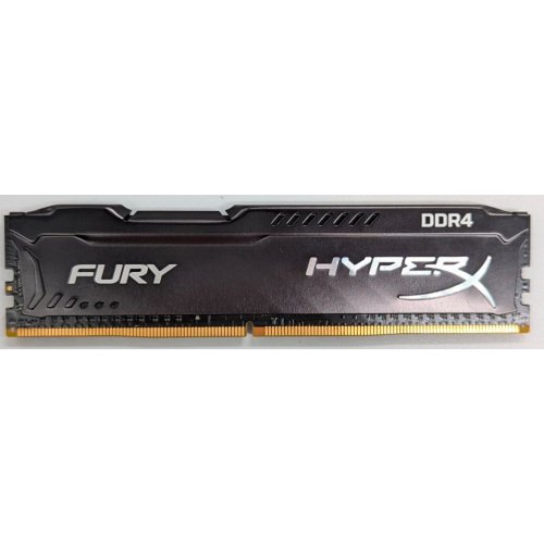 Озп Kingston DDR4 4Gb 2133Mhz HyperX FURY Black (HX421C14FB/4) (Відновлено продавцем, 720222) купити з перевіркою сумісності: огляд, характеристики, ціна у Києві, Львові, Вінниці, Хмельницькому, Івано-Франківську, Україні | інтернет-магазин TELEMART.UA фото