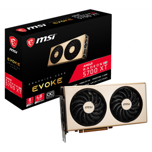 Купить Видеокарта MSI Radeon RX 5700 XT EVOKE OC 8192MB (RX 5700 XT EVOKE OC) (Восстановлено продавцом, 720314) с проверкой совместимости: обзор, характеристики, цена в Киеве, Днепре, Одессе, Харькове, Украине | интернет-магазин TELEMART.UA фото