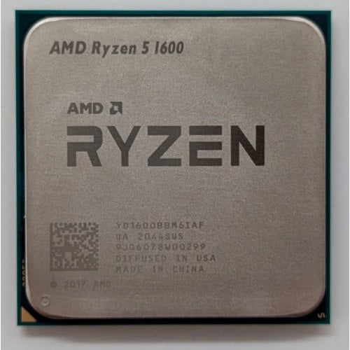 Процесор AMD Ryzen 5 1600 3.2(3.6)GHz sAM4 Tray (YD1600BBM6IAF) (Відновлено продавцем, 720333) купити з перевіркою сумісності: огляд, характеристики, ціна у Києві, Львові, Вінниці, Хмельницькому, Івано-Франківську, Україні | інтернет-магазин TELEMART.UA фото