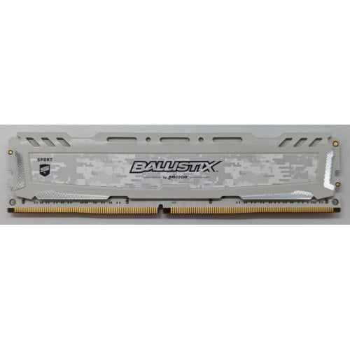 Купить Озу Crucial DDR4 16GB 2666Mhz Ballistix Sport LT Grey (BLS16G4D26BFSB) (Восстановлено продавцом, 720355) с проверкой совместимости: обзор, характеристики, цена в Киеве, Днепре, Одессе, Харькове, Украине | интернет-магазин TELEMART.UA фото