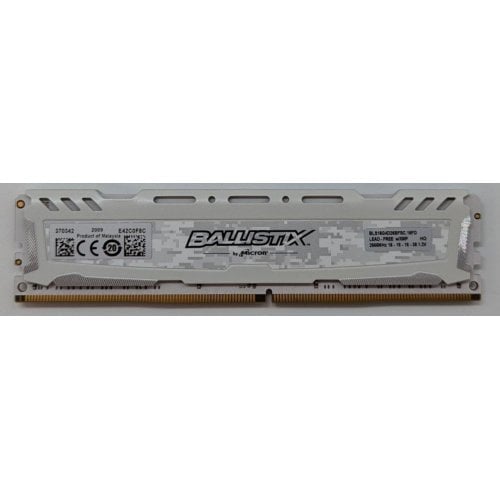 Купить Озу Crucial DDR4 16GB 2666Mhz Ballistix Sport LT Grey (BLS16G4D26BFSB) (Восстановлено продавцом, 720356) с проверкой совместимости: обзор, характеристики, цена в Киеве, Днепре, Одессе, Харькове, Украине | интернет-магазин TELEMART.UA фото