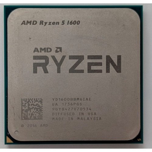 Процесор AMD Ryzen 5 1600 3.2(3.6)GHz sAM4 Tray (YD1600BBM6IAE) (Відновлено продавцем, 720573) купити з перевіркою сумісності: огляд, характеристики, ціна у Києві, Львові, Вінниці, Хмельницькому, Івано-Франківську, Україні | інтернет-магазин TELEMART.UA фото