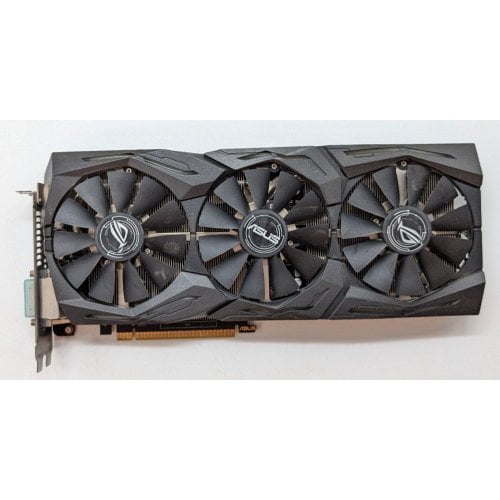 Купить Видеокарта Asus ROG GeForce GTX 1060 STRIX OC 6144MB (STRIX-GTX1060-O6G-GAMING) (Восстановлено продавцом, 720594) с проверкой совместимости: обзор, характеристики, цена в Киеве, Днепре, Одессе, Харькове, Украине | интернет-магазин TELEMART.UA фото