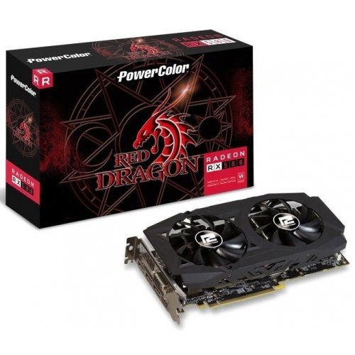 Купить Видеокарта PowerColor Radeon RX 580 Red Dragon 8192MB (AXRX 580 8GBD5-3DHDV2/OC) (Восстановлено продавцом, 720616) с проверкой совместимости: обзор, характеристики, цена в Киеве, Днепре, Одессе, Харькове, Украине | интернет-магазин TELEMART.UA фото