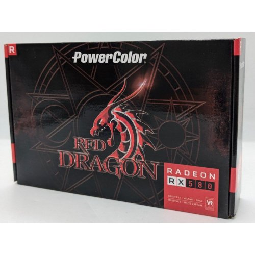 Купить Видеокарта PowerColor Radeon RX 580 Red Dragon 8192MB (AXRX 580 8GBD5-3DHDV2/OC) (Восстановлено продавцом, 720616) с проверкой совместимости: обзор, характеристики, цена в Киеве, Днепре, Одессе, Харькове, Украине | интернет-магазин TELEMART.UA фото