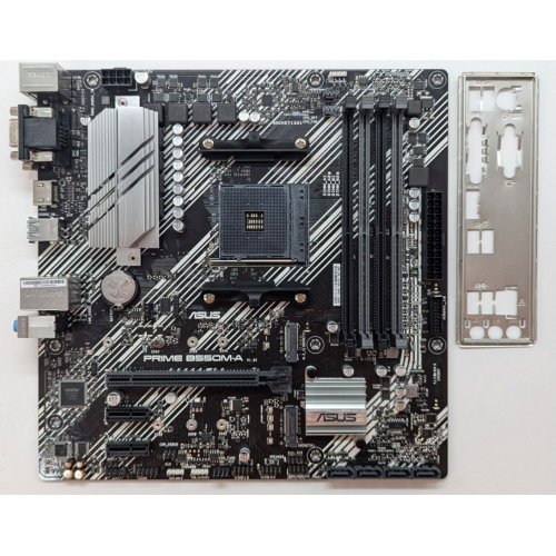 Материнська плата Asus PRIME B550M-A (sAM4, AMD B550) (Відновлено продавцем, 720625) купити з перевіркою сумісності: огляд, характеристики, ціна у Києві, Львові, Вінниці, Хмельницькому, Івано-Франківську, Україні | інтернет-магазин TELEMART.UA фото