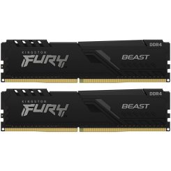 Уцінка озп Kingston DDR4 32GB (2x16GB) 3600Mhz FURY Beast Black (KF436C18BBK2/32) (Пошкоджено пакування, 720630)