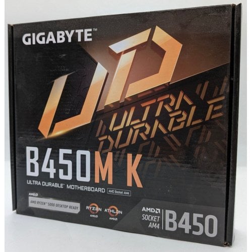 Материнська плата Gigabyte B450M K (sAM4, AMD B450) (Відновлено продавцем, 720682) купити з перевіркою сумісності: огляд, характеристики, ціна у Києві, Львові, Вінниці, Хмельницькому, Івано-Франківську, Україні | інтернет-магазин TELEMART.UA фото