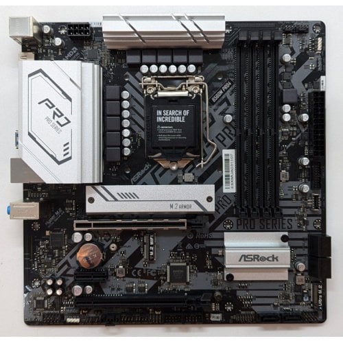 Купить Материнская плата AsRock B560M Pro4 (s1200, Intel B560) (Восстановлено продавцом, 720740) с проверкой совместимости: обзор, характеристики, цена в Киеве, Днепре, Одессе, Харькове, Украине | интернет-магазин TELEMART.UA фото