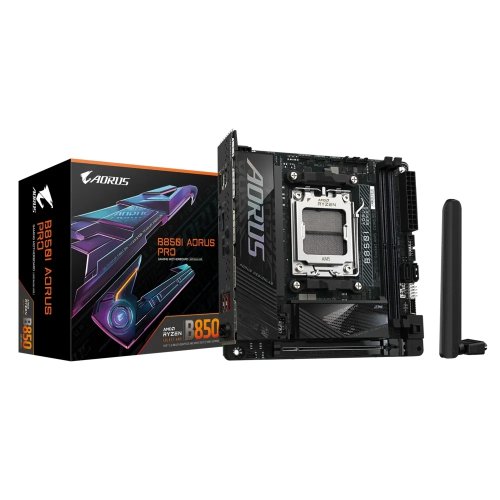 Купить Материнская плата Gigabyte B850I AORUS PRO (sAM5, AMD B850) с проверкой совместимости: обзор, характеристики, цена в Киеве, Днепре, Одессе, Харькове, Украине | интернет-магазин TELEMART.UA фото