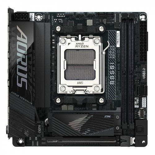 Купить Материнская плата Gigabyte B850I AORUS PRO (sAM5, AMD B850) с проверкой совместимости: обзор, характеристики, цена в Киеве, Днепре, Одессе, Харькове, Украине | интернет-магазин TELEMART.UA фото