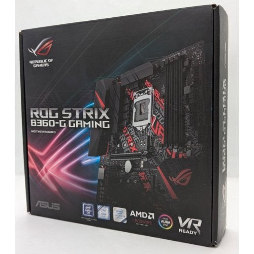 Материнська плата Asus ROG STRIX B360-G GAMING (s1151-V2, Intel B360) (Відновлено продавцем, 720848) купити з перевіркою сумісності: огляд, характеристики, ціна у Києві, Львові, Вінниці, Хмельницькому, Івано-Франківську, Україні | інтернет-магазин TELEMART.UA фото