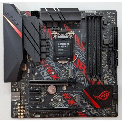 Материнська плата Asus ROG STRIX B360-G GAMING (s1151-V2, Intel B360) (Відновлено продавцем, 720848) купити з перевіркою сумісності: огляд, характеристики, ціна у Києві, Львові, Вінниці, Хмельницькому, Івано-Франківську, Україні | інтернет-магазин TELEMART.UA фото