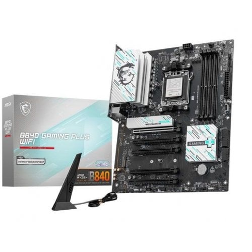 Photo Motherboard MSI B840 GAMING PLUS WIFI (sAM5, AMD B840)