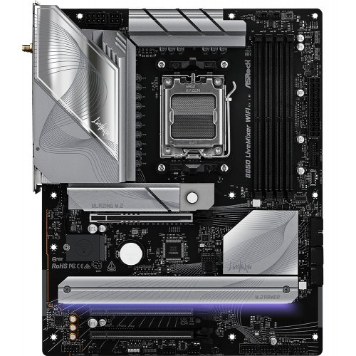 Photo Motherboard AsRock B850 LiveMixer WiFi (sAM5, AMD B850)