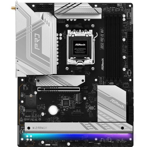 Купить Материнская плата AsRock B850 Pro RS WiFi (sAM5, AMD B850) с проверкой совместимости: обзор, характеристики, цена в Киеве, Днепре, Одессе, Харькове, Украине | интернет-магазин TELEMART.UA фото