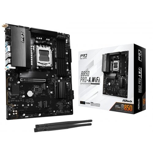 Photo Motherboard AsRock B850 Pro-A WiFi (sAM5, AMD B850)