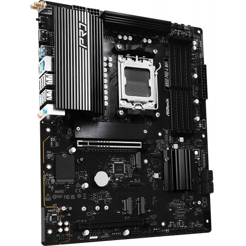 Купить Материнская плата AsRock B850 Pro-A WiFi (sAM5, AMD B850) с проверкой совместимости: обзор, характеристики, цена в Киеве, Днепре, Одессе, Харькове, Украине | интернет-магазин TELEMART.UA фото