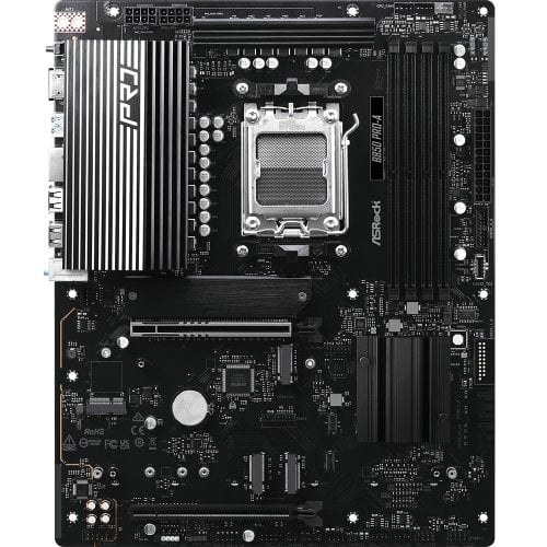 Купить Материнская плата AsRock B850 Pro-A (sAM5, AMD B850) с проверкой совместимости: обзор, характеристики, цена в Киеве, Днепре, Одессе, Харькове, Украине | интернет-магазин TELEMART.UA фото