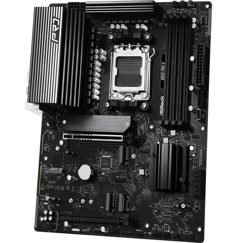 Купить Материнская плата AsRock B850 Pro-A (sAM5, AMD B850) с проверкой совместимости: обзор, характеристики, цена в Киеве, Днепре, Одессе, Харькове, Украине | интернет-магазин TELEMART.UA фото