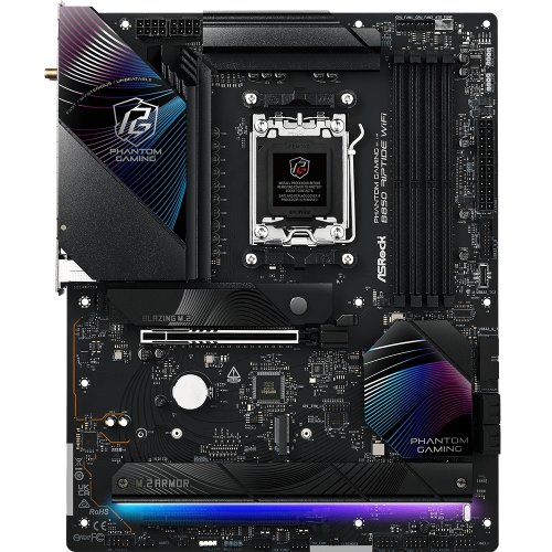 Купить Материнская плата AsRock B850 Riptide WiFi (sAM5, AMD B850) с проверкой совместимости: обзор, характеристики, цена в Киеве, Днепре, Одессе, Харькове, Украине | интернет-магазин TELEMART.UA фото