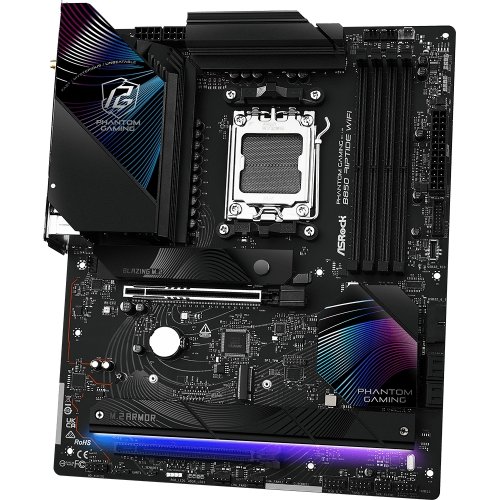 Купить Материнская плата AsRock B850 Riptide WiFi (sAM5, AMD B850) с проверкой совместимости: обзор, характеристики, цена в Киеве, Днепре, Одессе, Харькове, Украине | интернет-магазин TELEMART.UA фото