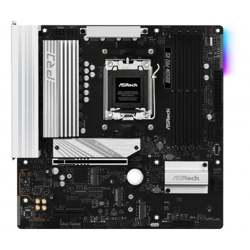 Материнська плата AsRock B850M Pro RS (sAM5, AMD B850) купити з перевіркою сумісності: огляд, характеристики, ціна у Києві, Львові, Вінниці, Хмельницькому, Івано-Франківську, Україні | інтернет-магазин TELEMART.UA фото