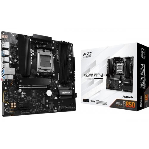 Фото Материнська плата AsRock B850M Pro-A (sAM5, AMD B850)