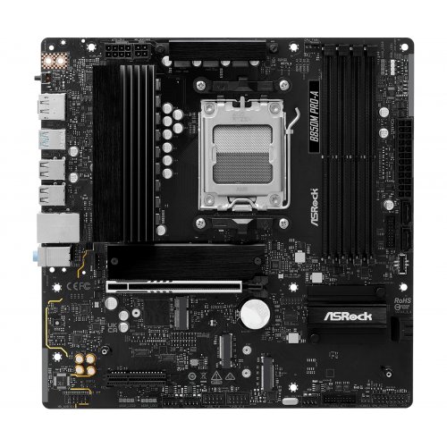 Материнська плата AsRock B850M Pro-A (sAM5, AMD B850) купити з перевіркою сумісності: огляд, характеристики, ціна у Києві, Львові, Вінниці, Хмельницькому, Івано-Франківську, Україні | інтернет-магазин TELEMART.UA фото