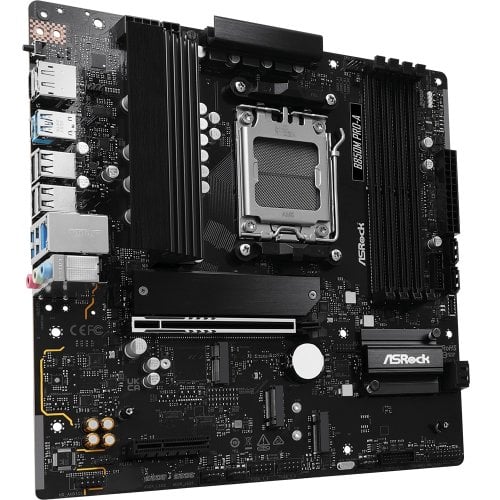 Материнська плата AsRock B850M Pro-A (sAM5, AMD B850) купити з перевіркою сумісності: огляд, характеристики, ціна у Києві, Львові, Вінниці, Хмельницькому, Івано-Франківську, Україні | інтернет-магазин TELEMART.UA фото