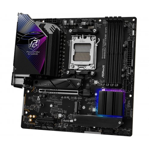 Материнська плата AsRock B850M Riptide WiFi (sAM5, AMD B850) купити з перевіркою сумісності: огляд, характеристики, ціна у Києві, Львові, Вінниці, Хмельницькому, Івано-Франківську, Україні | інтернет-магазин TELEMART.UA фото