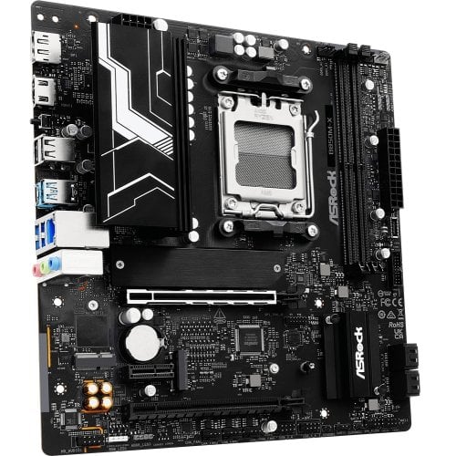 Материнська плата AsRock B850M-X (sAM5, AMD B850) купити з перевіркою сумісності: огляд, характеристики, ціна у Києві, Львові, Вінниці, Хмельницькому, Івано-Франківську, Україні | інтернет-магазин TELEMART.UA фото