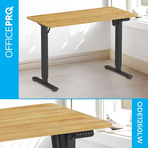 Купить Стол с электрорегулировкой высоты OfficePro ODE1260 Light Wood/Black - цена в Харькове, Киеве, Днепре, Одессе
в интернет-магазине Telemart фото