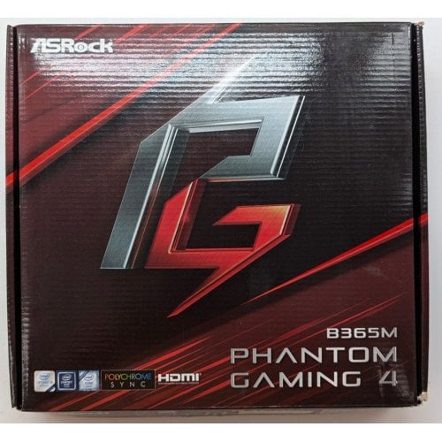 Купить Материнская плата AsRock B365M Phantom Gaming 4 (s1151-V2, Intel B365) (Восстановлено продавцом, 721116) с проверкой совместимости: обзор, характеристики, цена в Киеве, Днепре, Одессе, Харькове, Украине | интернет-магазин TELEMART.UA фото