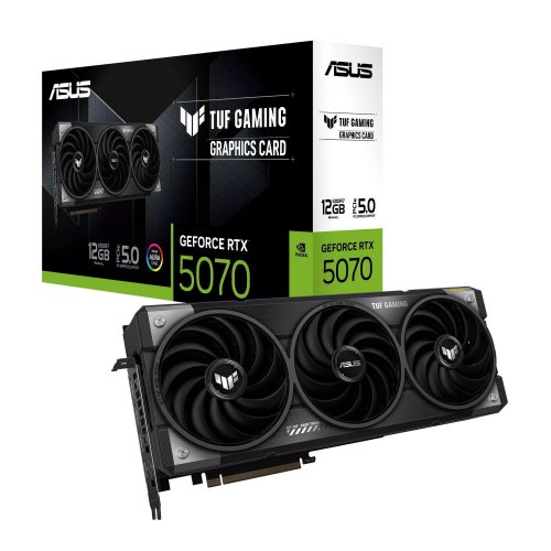 Купить Видеокарта Asus TUF Gaming GeForce RTX 5070 12288MB (TUF-RTX5070-12G-GAMING) с проверкой совместимости: обзор, характеристики, цена в Киеве, Днепре, Одессе, Харькове, Украине | интернет-магазин TELEMART.UA фото