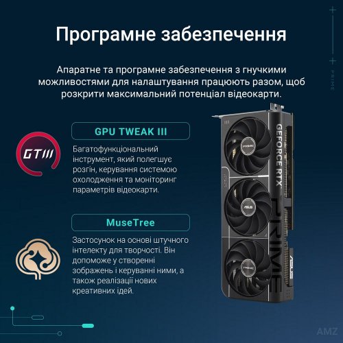 Фото Відеокарта Asus PRIME GeForce RTX 5070 Ti OC 16384MB (PRIME-RTX5070TI-O16G)