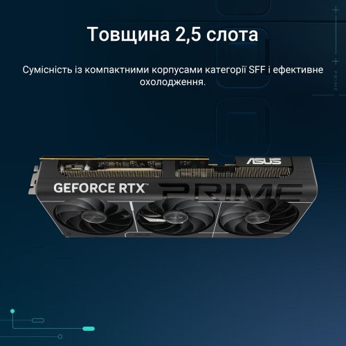 Фото Відеокарта Asus PRIME GeForce RTX 5080 OC 16384MB (PRIME-RTX5080-O16G)