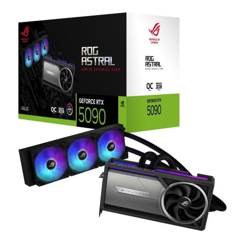 Купить Видеокарта Asus ROG Astral LC GeForce RTX 5090 OC 32768MB (ROG-ASTRAL-LC-RTX5090-O32G-GAMING) с проверкой совместимости: обзор, характеристики, цена в Киеве, Днепре, Одессе, Харькове, Украине | интернет-магазин TELEMART.UA фото