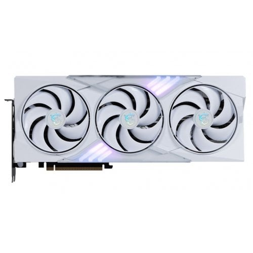 Купить Видеокарта MSI GeForce RTX 5080 GAMING TRIO OC WHITE 16384MB (RTX 5080 16G GAMING TRIO OC WHITE) с проверкой совместимости: обзор, характеристики, цена в Киеве, Днепре, Одессе, Харькове, Украине | интернет-магазин TELEMART.UA фото