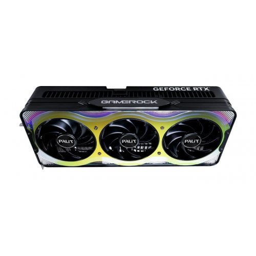 Купить Видеокарта Palit GeForce RTX 5080 GameRock OC 16384MB (NE75080T19T2-GB2030G) с проверкой совместимости: обзор, характеристики, цена в Киеве, Днепре, Одессе, Харькове, Украине | интернет-магазин TELEMART.UA фото